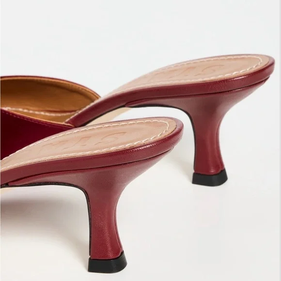 NWT STAUD Brigitte Satin Mules - Picture 2 of 7